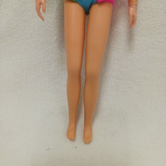 1969 Living Skipper Doll Mattel Golden Blonde Swimsuit Beautiful HAIR EYELASHES - Picture 7 of 16